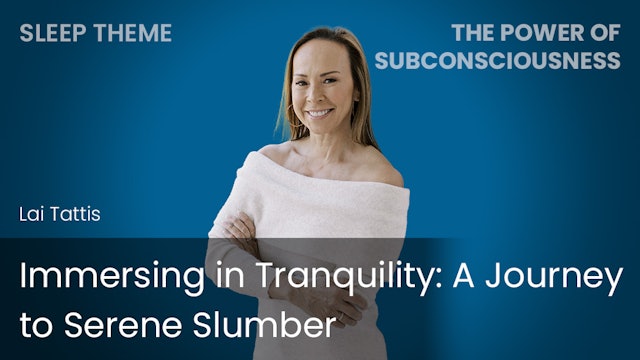 Immersing in Tranquility – A Journey to Serene Slumber (Sleep Theme)