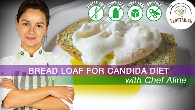Bread loaf for Candida Diet