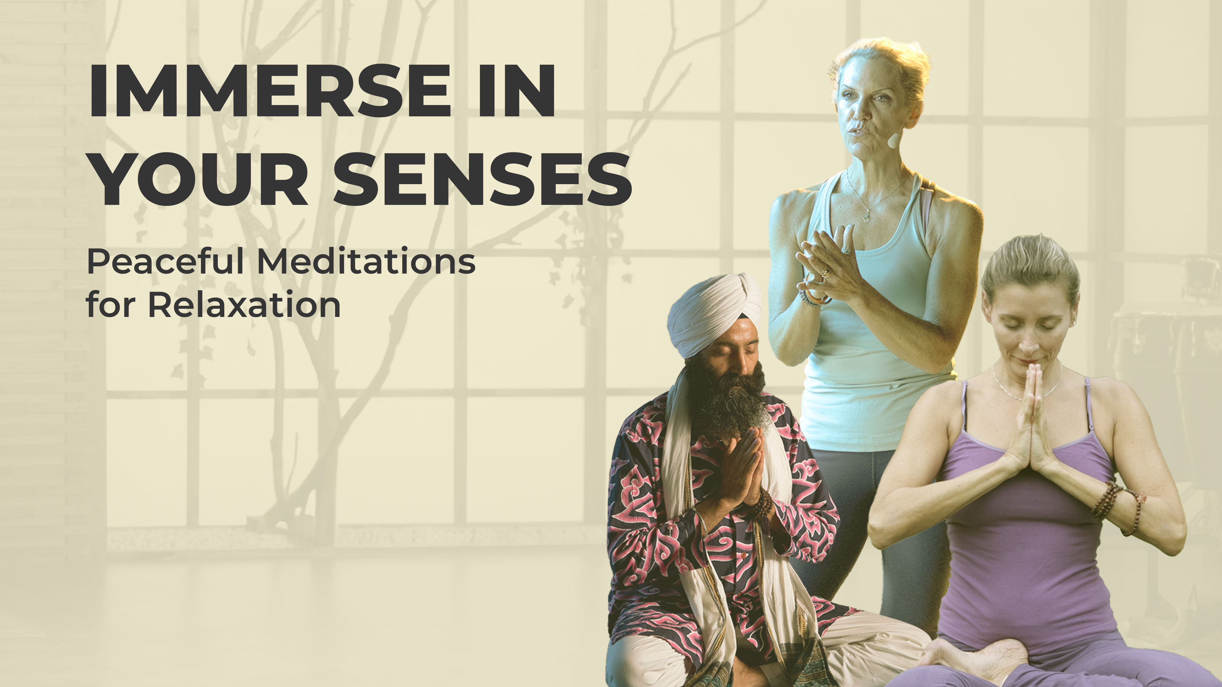 Immerse in Your Senses: Peaceful Meditations for Relaxation