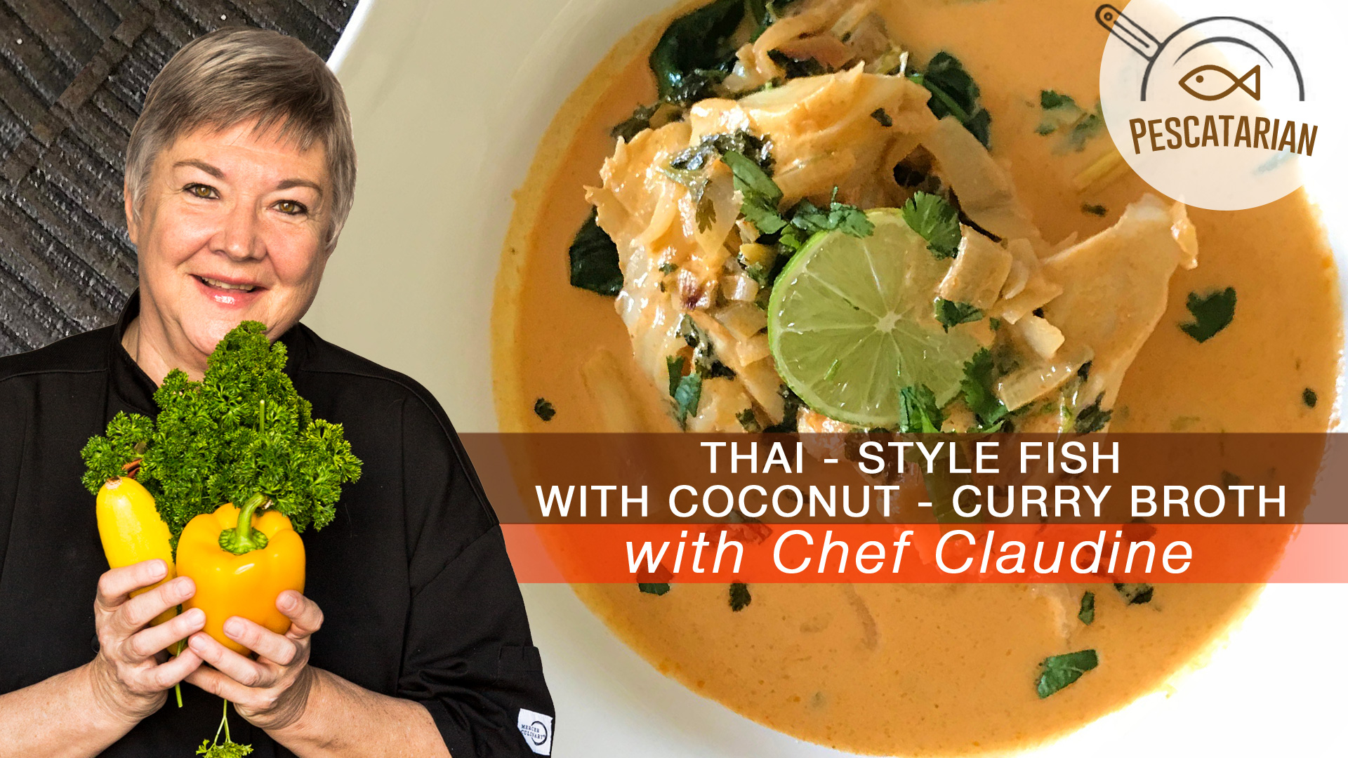 Thai-Style Fish with Coconut-Curry Broth