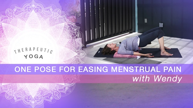 One Pose for Easing Menstrual Pain