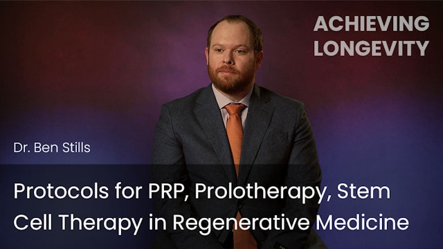 Protocols for PRP, Prolotherapy, Stem Cell Therapy in Regenerative Medicine