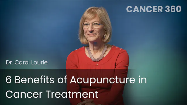 6 Benefits of Acupuncture in Cancer T...