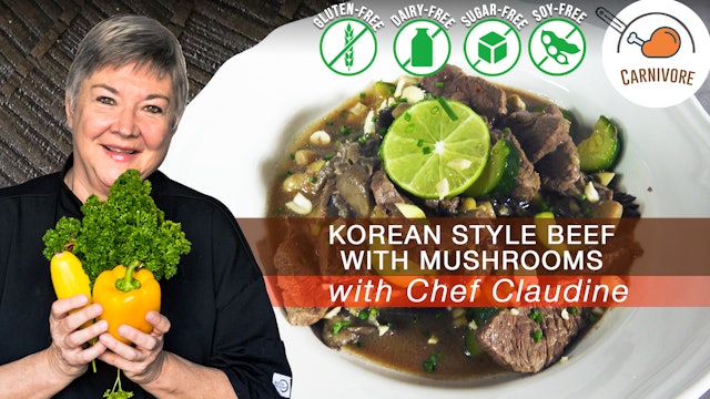 Korean Style Beef with Mushrooms