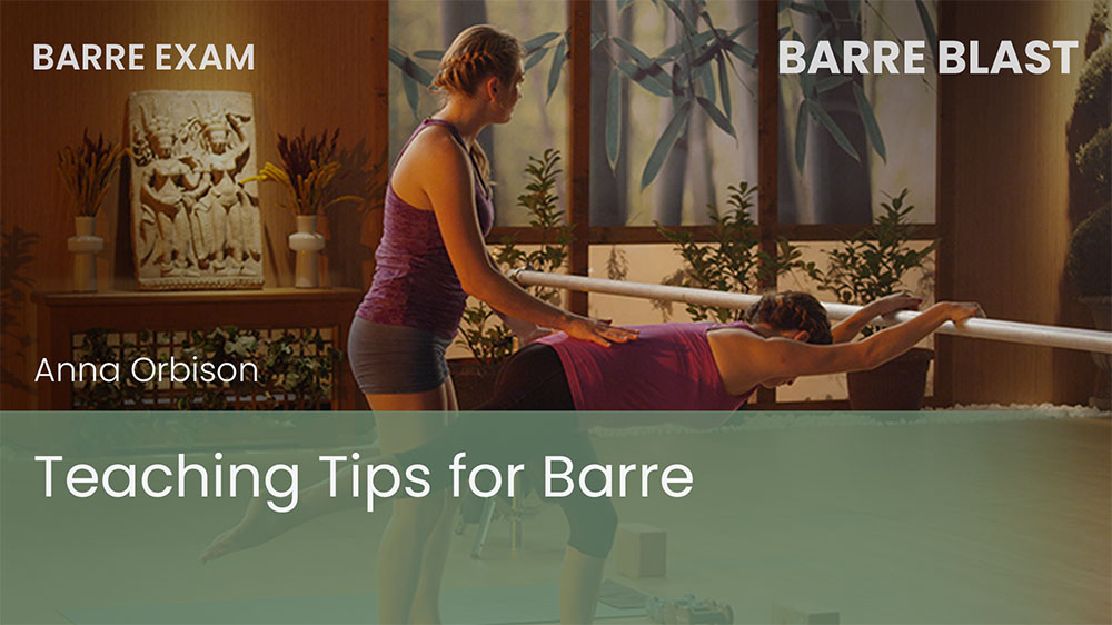 Teaching Tips for Barre