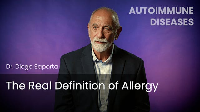 The Real Definition of Allergy