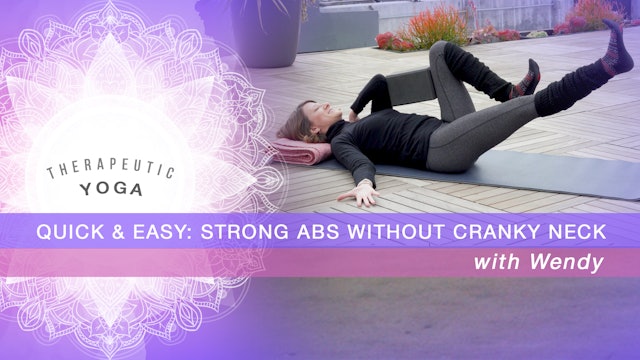 Quick & Easy: Strong Abs without Cranky Neck