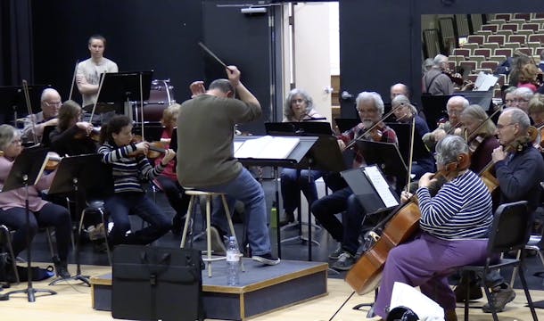 The Georgian Bay Symphony Rehearsal