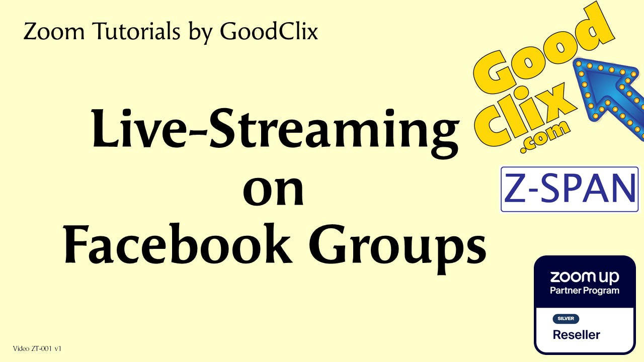 How to Live-Stream to Facebook Groups from Zoom