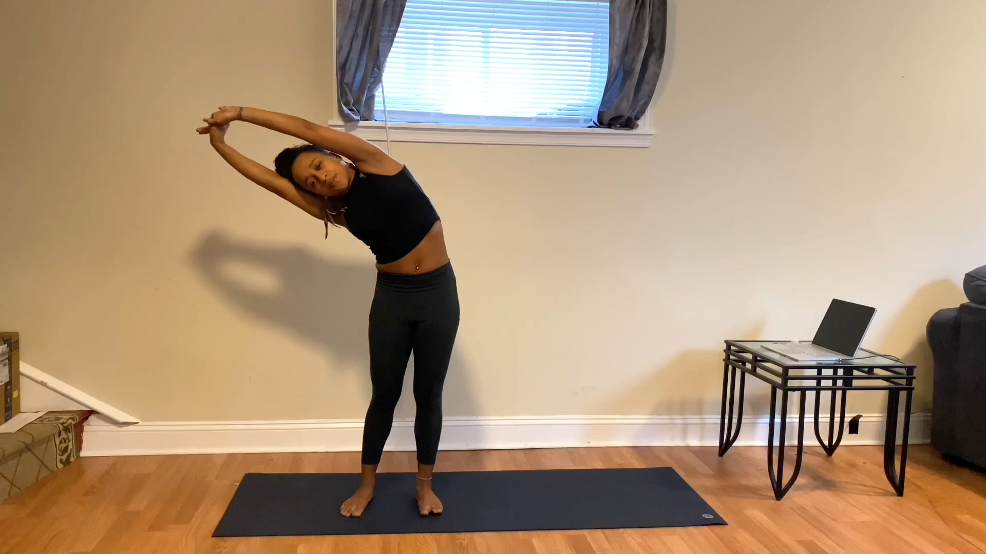 Tiffany Wright Yoga Warmup Class