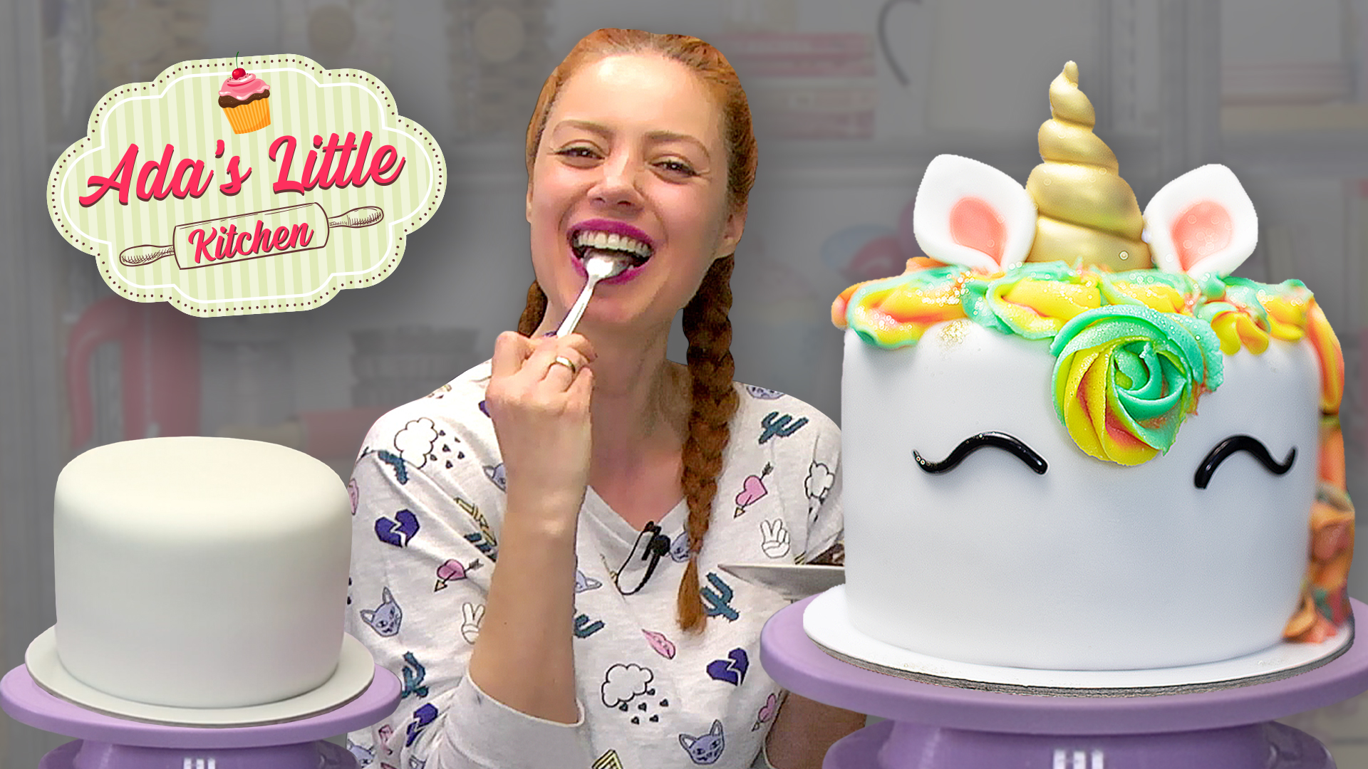 Ada’s Little Kitchen #1 | How to make a Unicorn Cake