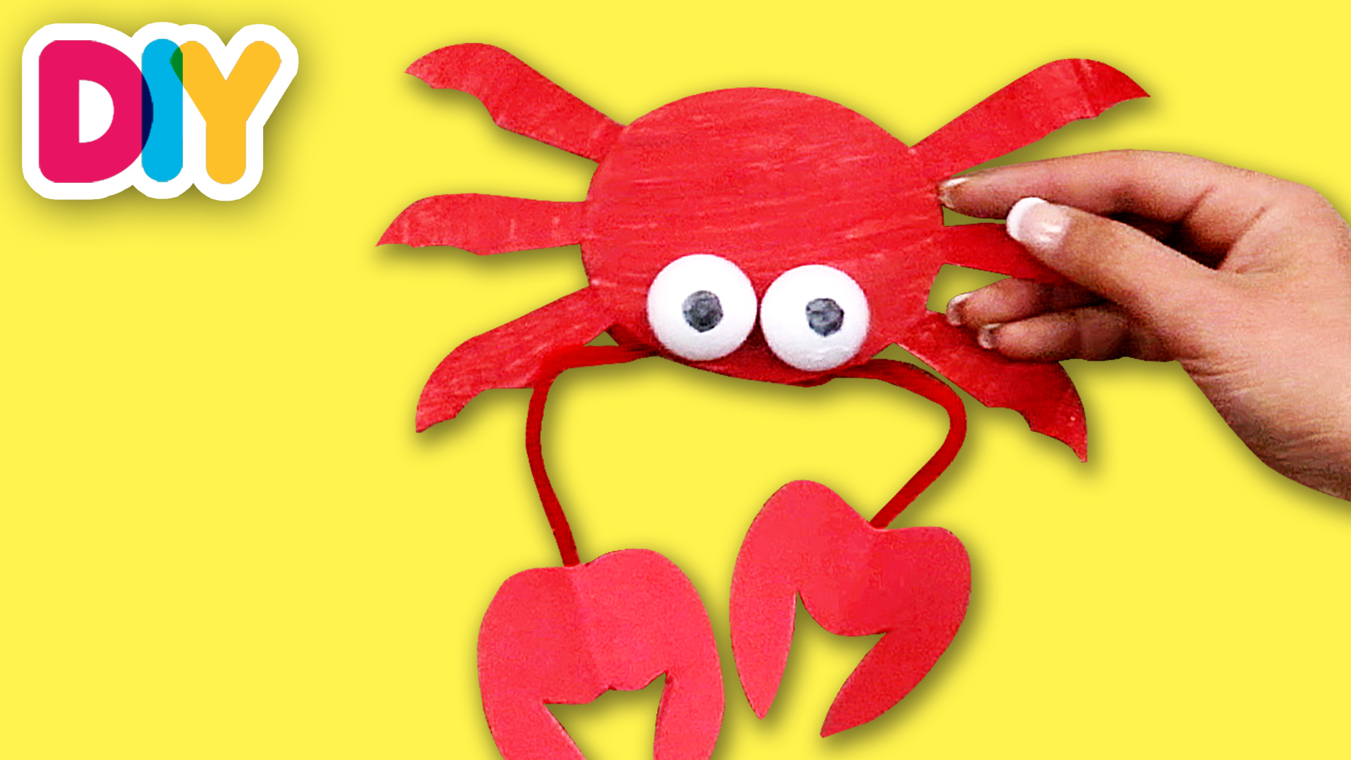 Crab | Paper Plate Craft