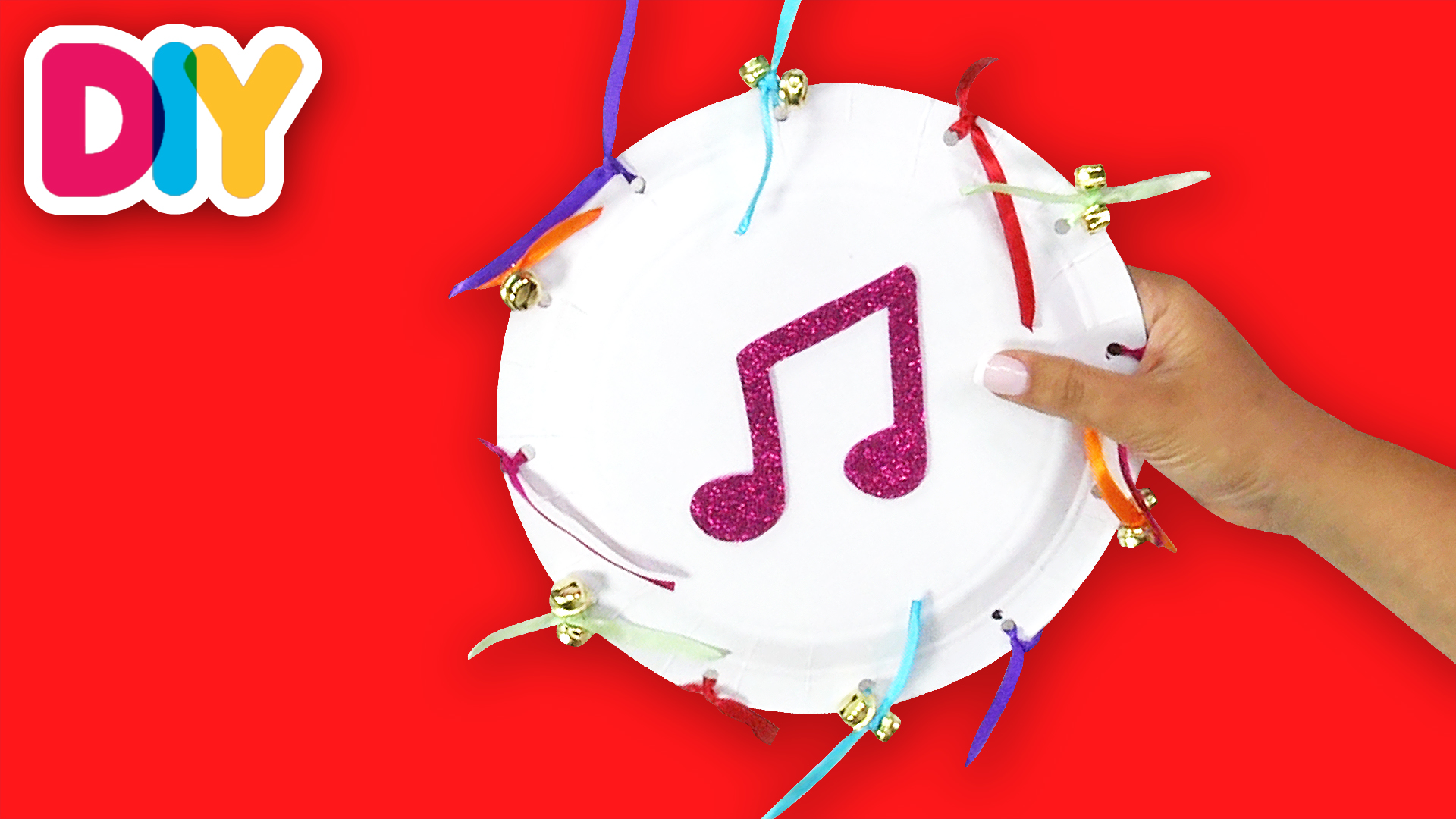 Tambourine | Paper Plate Craft