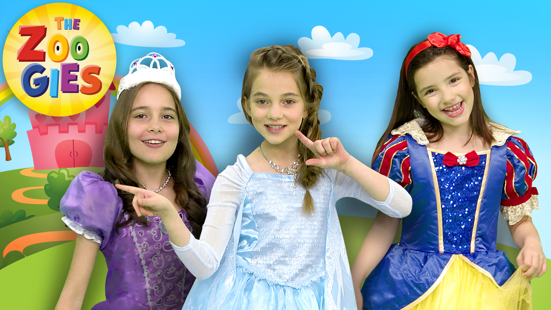 The Wheels on the Bus - The Zoogies | Princess Version