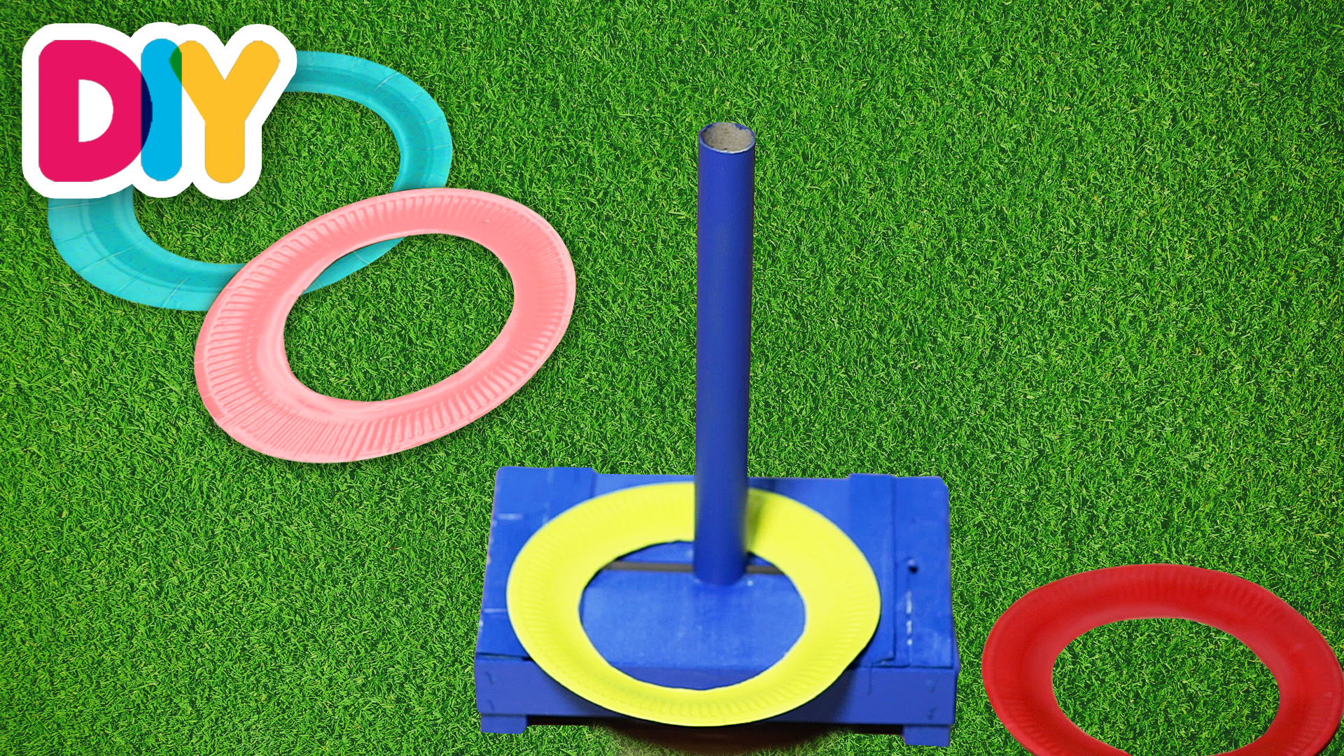 Ring Toss | Paper Plate Craft