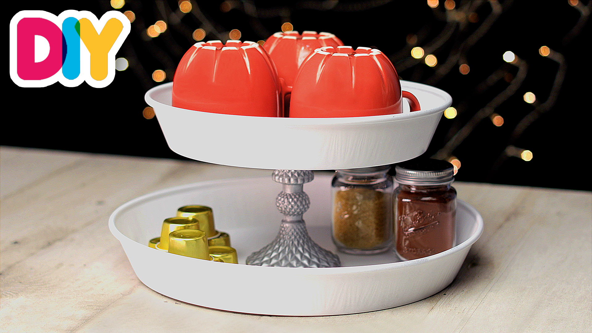 Tiered Coffee Tray | Tin Craft