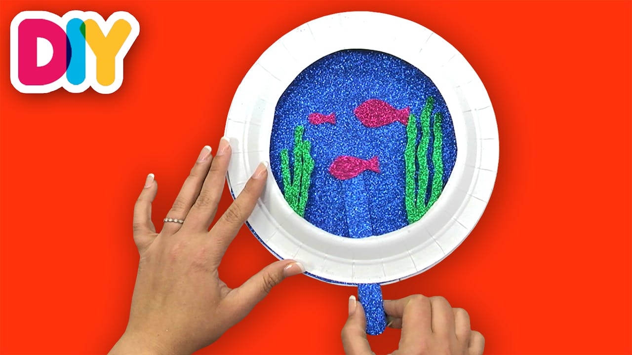 Fish Bowl Paper Plate Craft Zouzounia TV+