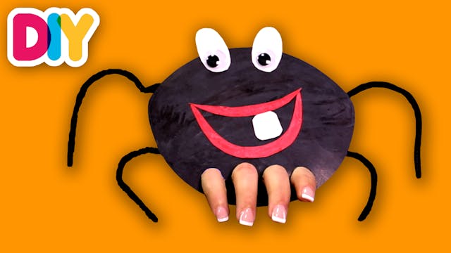 Itsy Bitsy Spider | Finger Puppet Craft