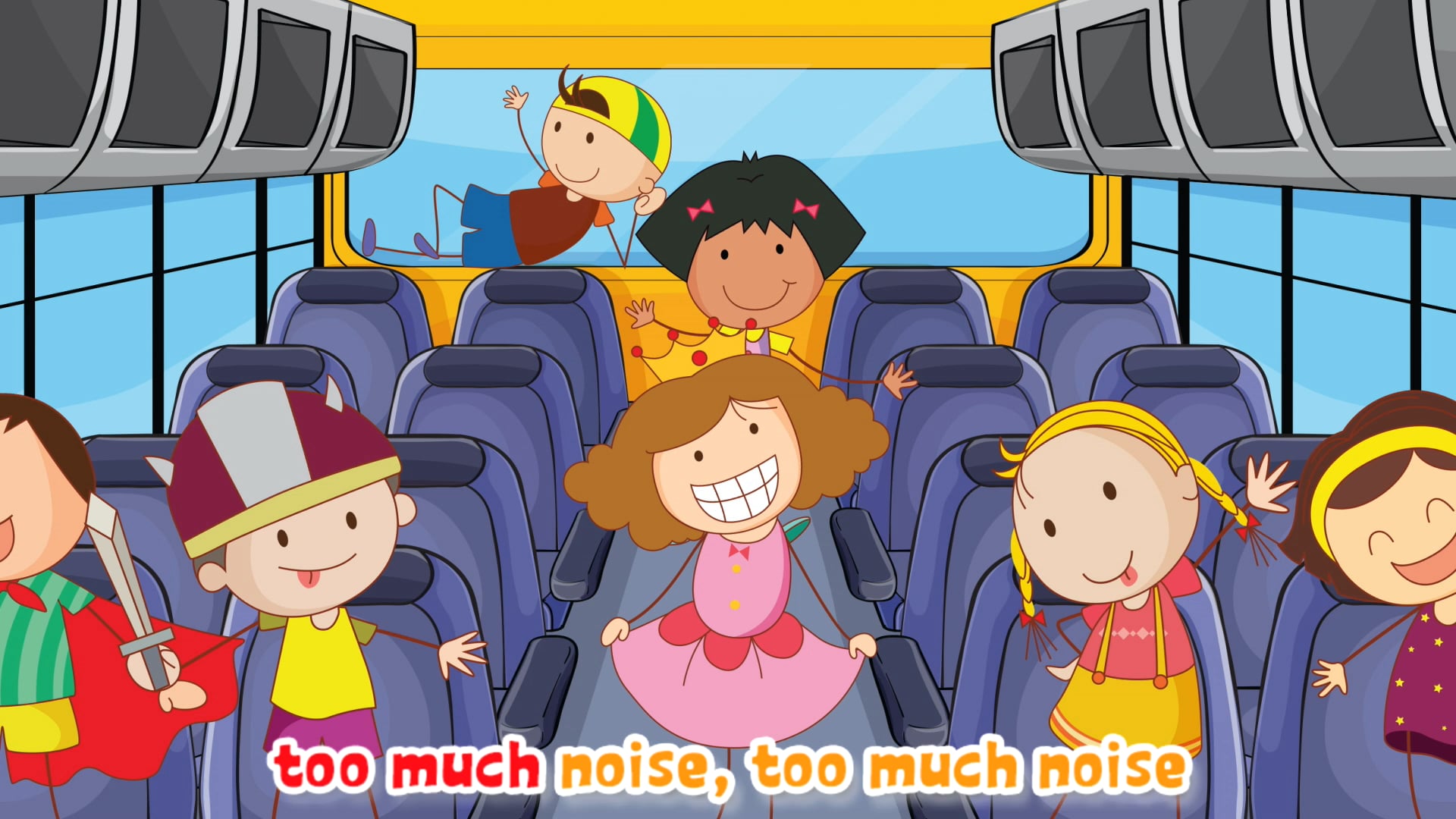 The Wheels On The Bus | Animated Songs