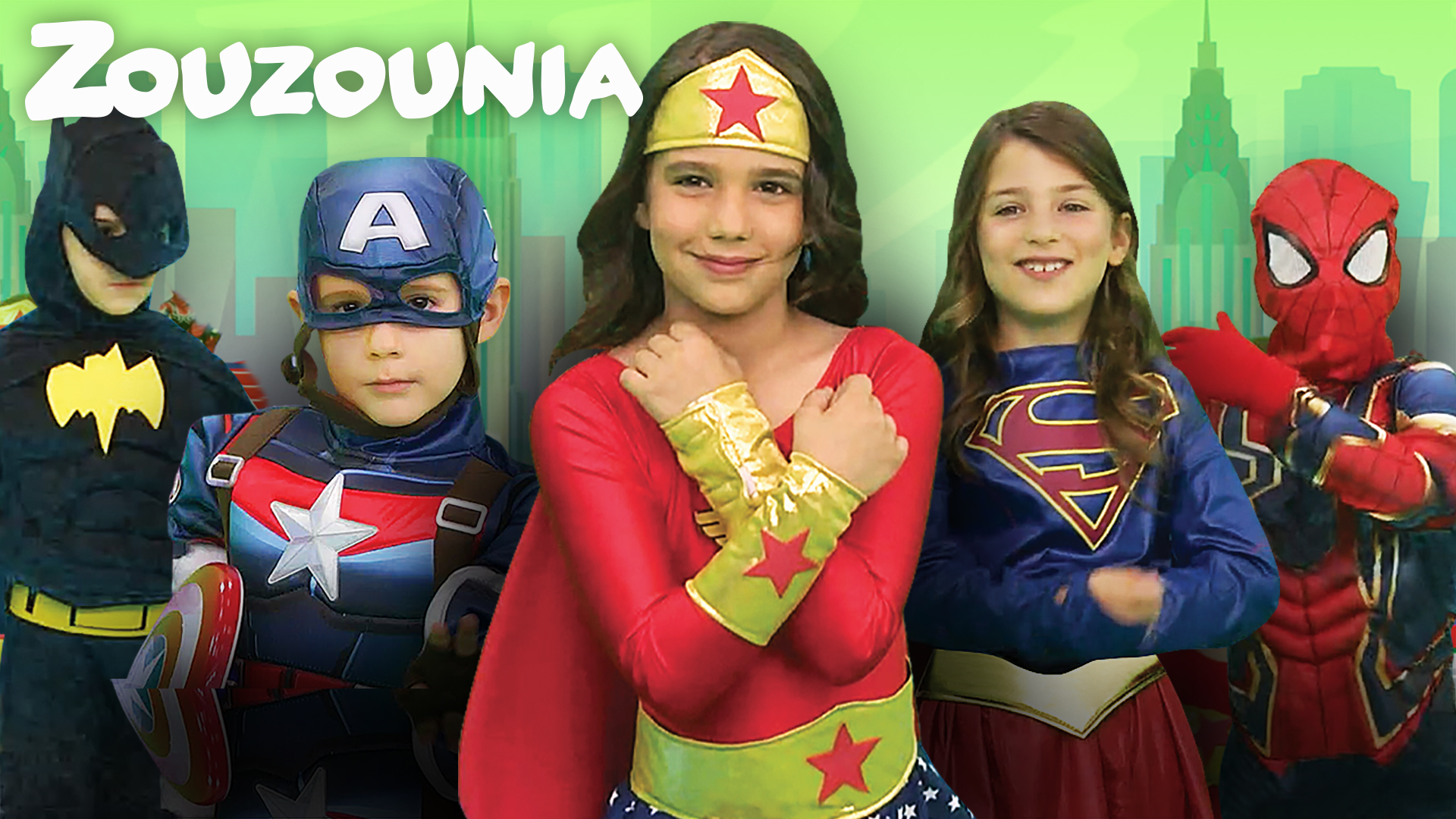 Χαρωπά τα 2 μου χέρια τα χτυπώ - Ζουζούνια | Superhero Edition