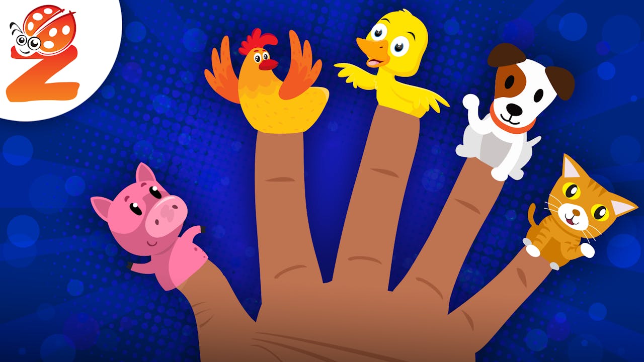 Finger Family | Animal Version | Animated Songs - Zouzounia TV+