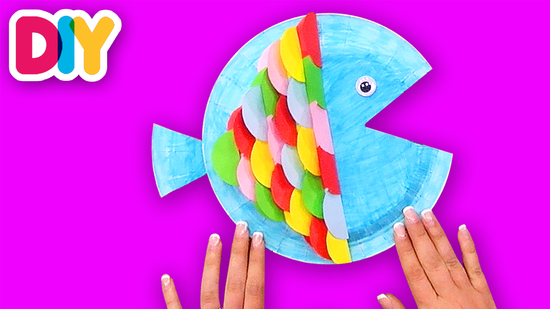 Colorful Fish | Paper Plate Craft