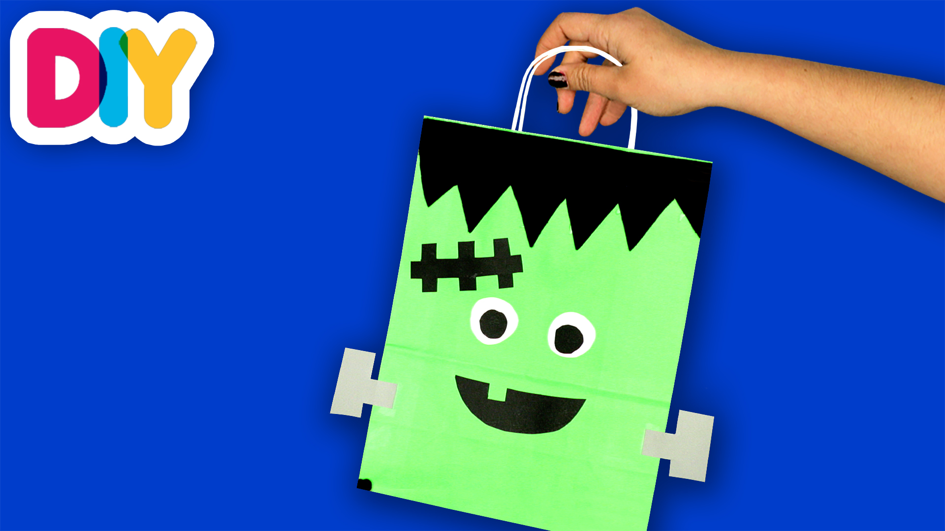 Frankenstein Treat Bag | Paper Bag Craft