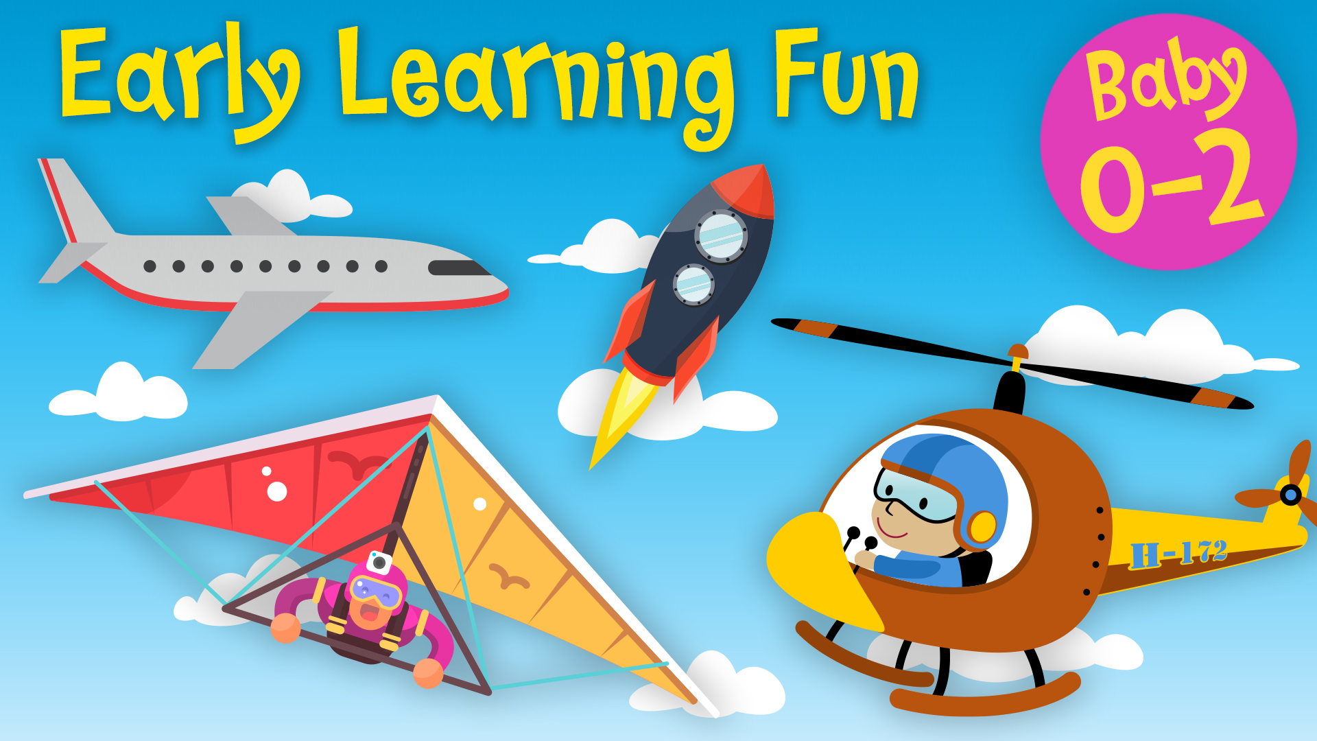Means of Air Transportation Vol.3 | Early Learning Fun