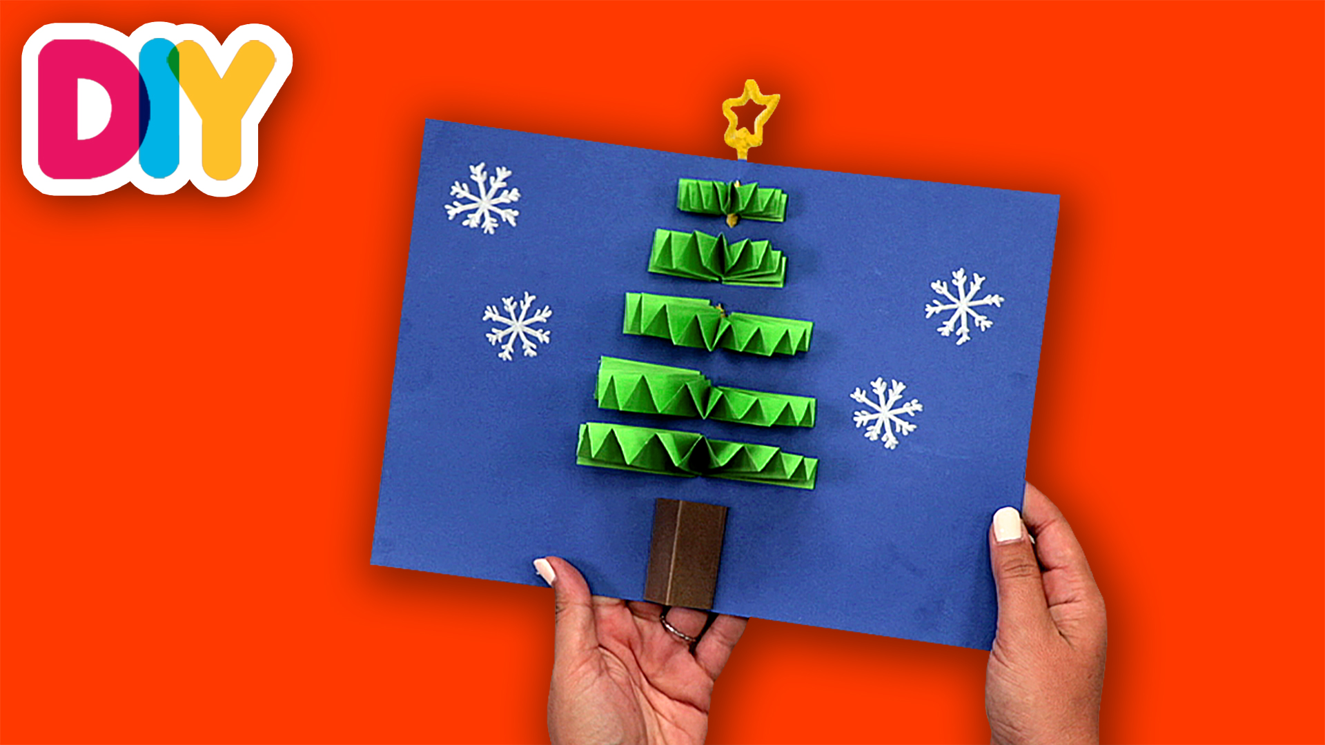 Christmas Tree Pop Up Card | Paper Craft