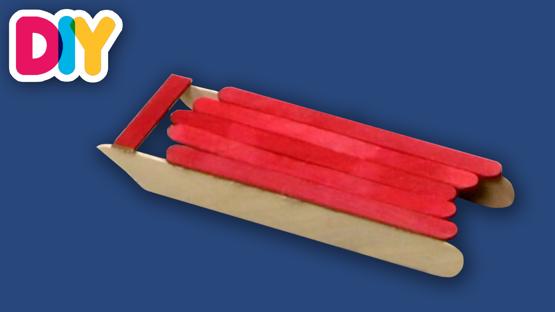 Sleigh Ornament | Popsicle Craft