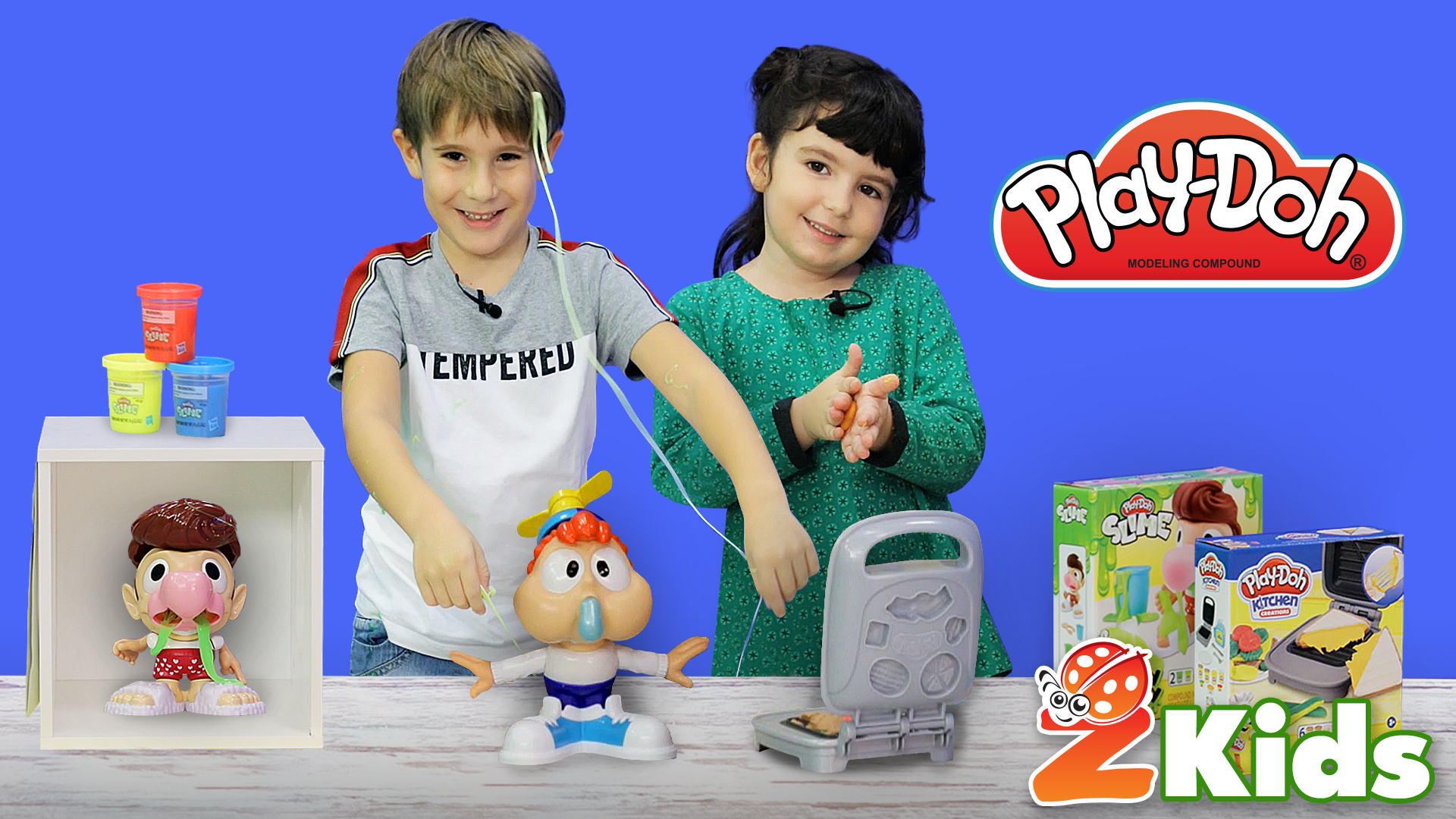 Παίζουμε με Play Doh | Slime, Snotty Scotty, Chewin' Charlie, Kitchen Creations