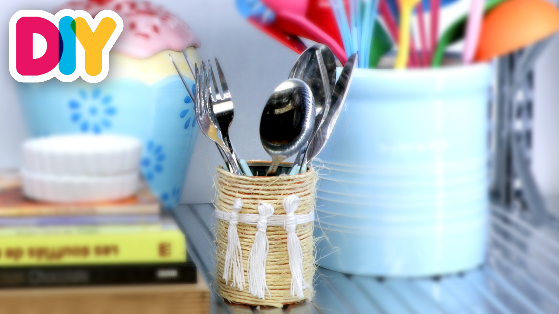 Twine Tin Can Container | Tin Can Craft