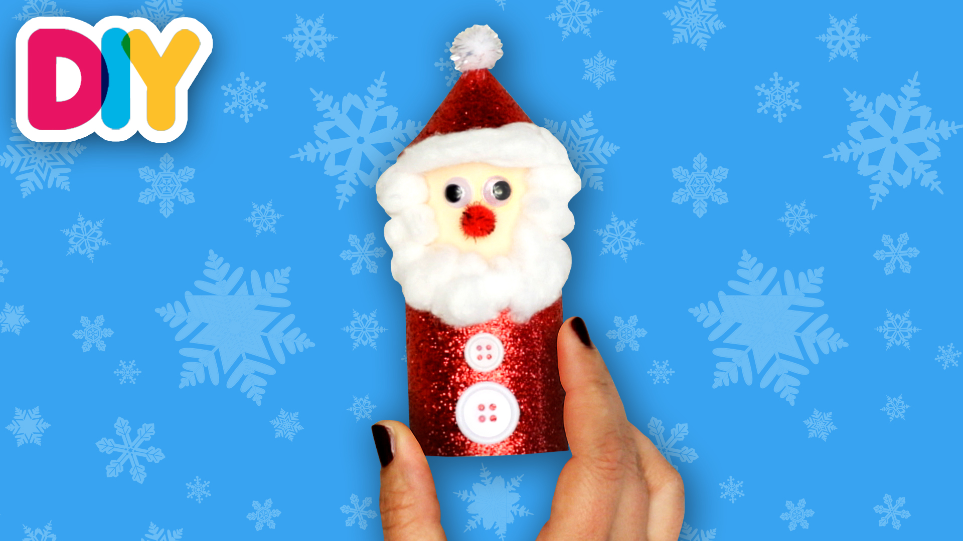 Santa Decoration | Paper Roll Craft