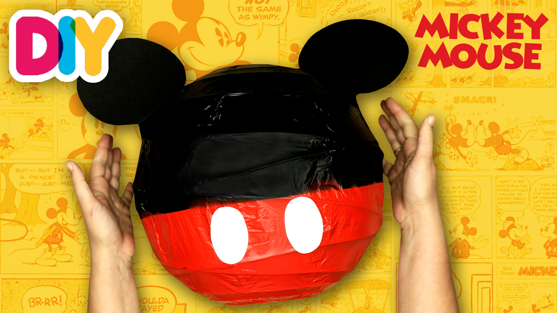 Mickey Mouse Centerpiece | Paper Craft