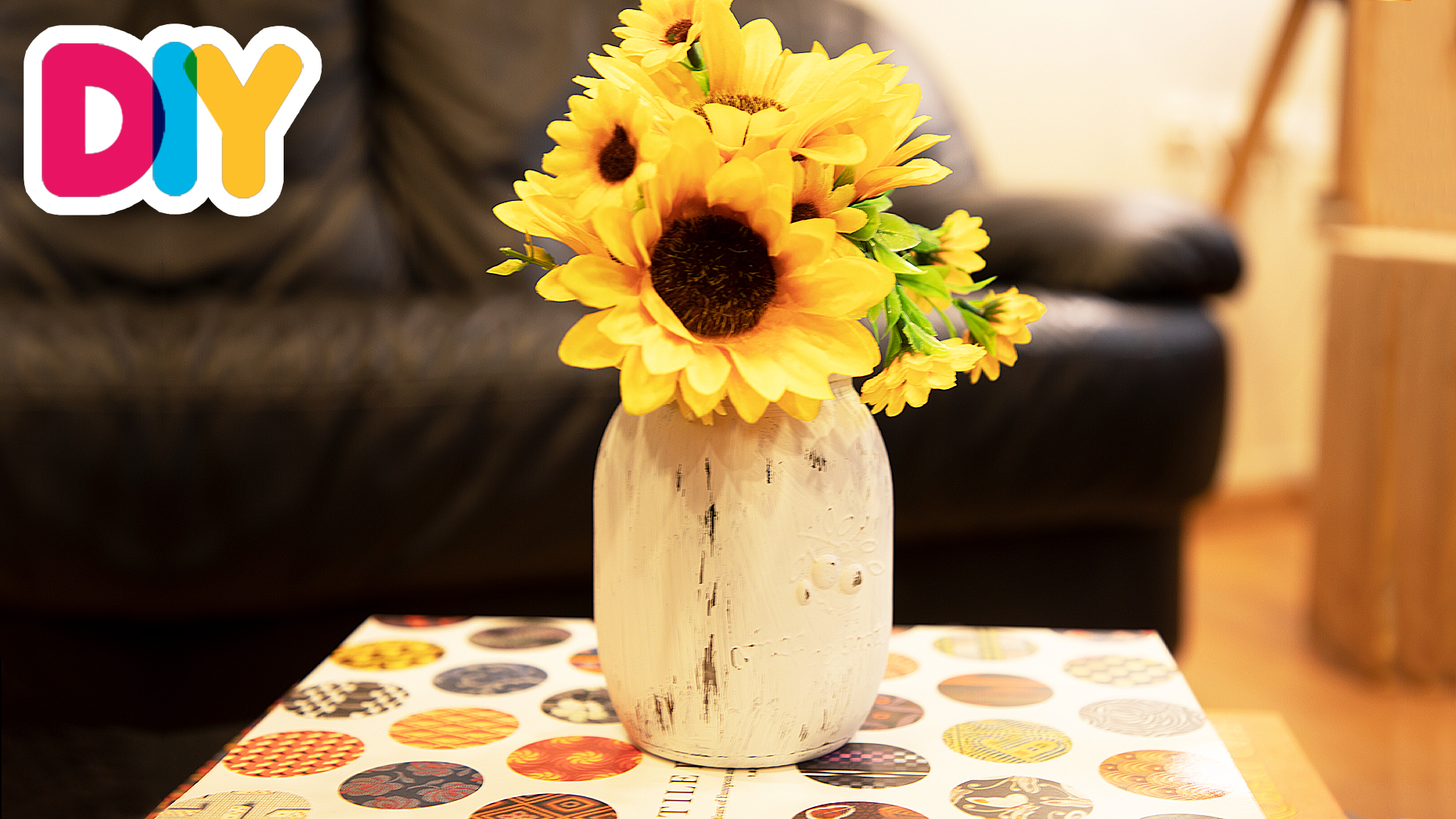 Upcycled Jar Vase | Jar Craft