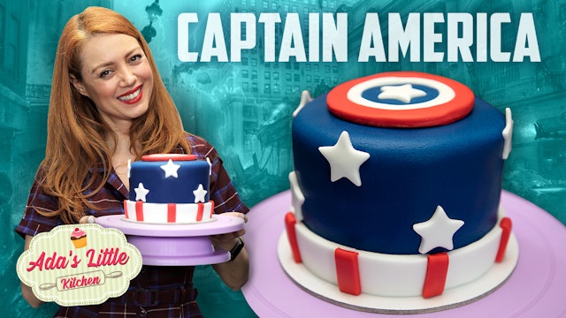 Ada’s Little Kitchen #5 | How to make a Captain America Cake