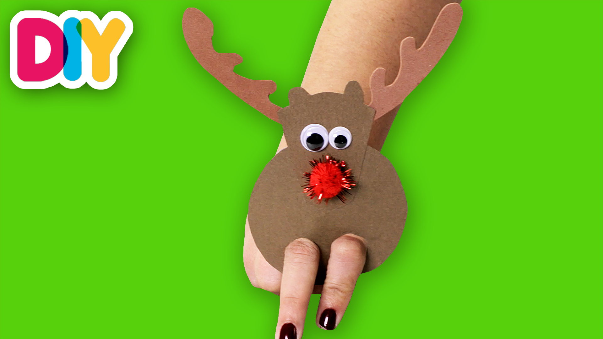 Rudolph | Finger Puppet Craft