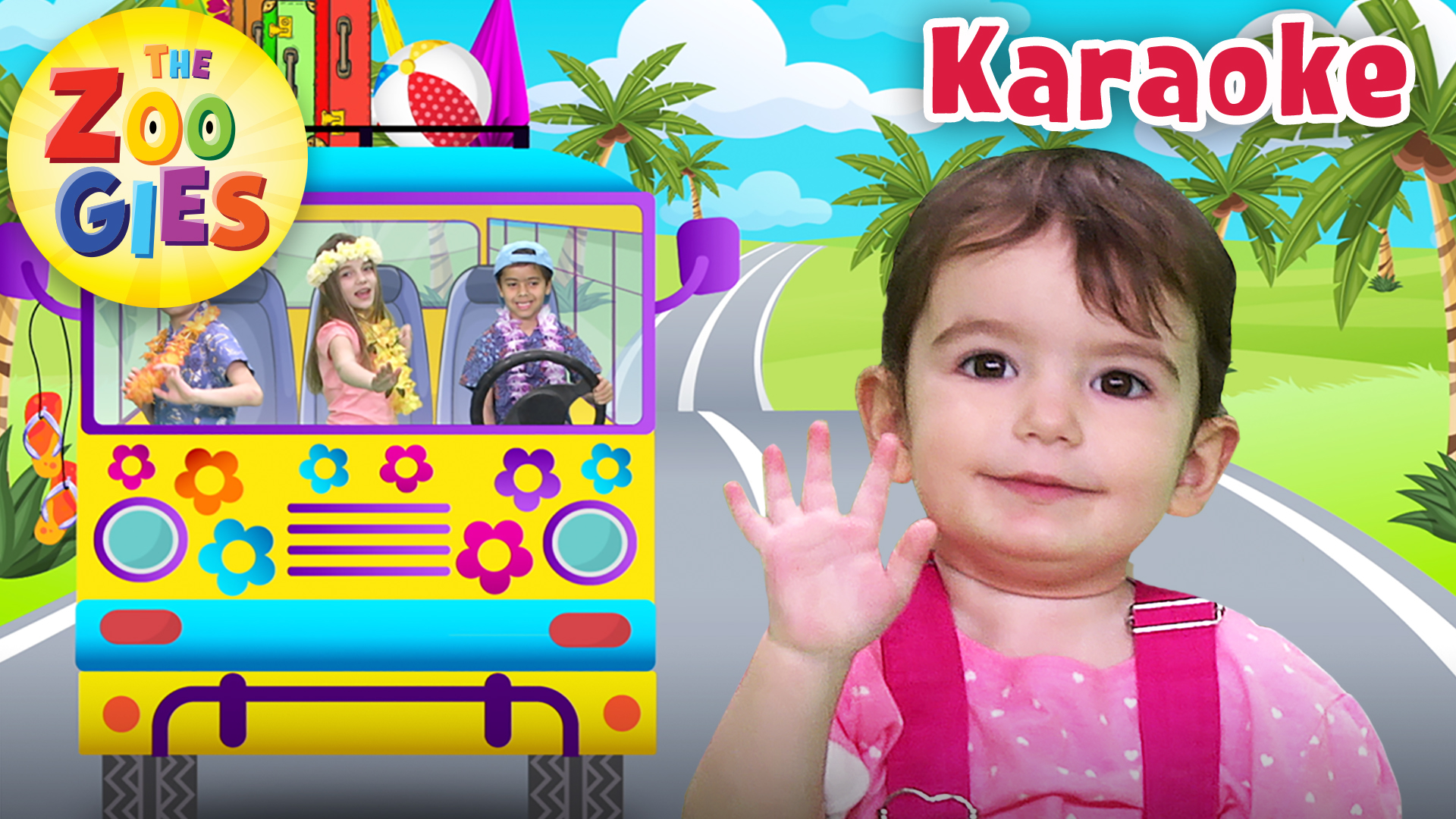 The Wheels on the Bus - The Zoogies | Summer Version | Karaoke