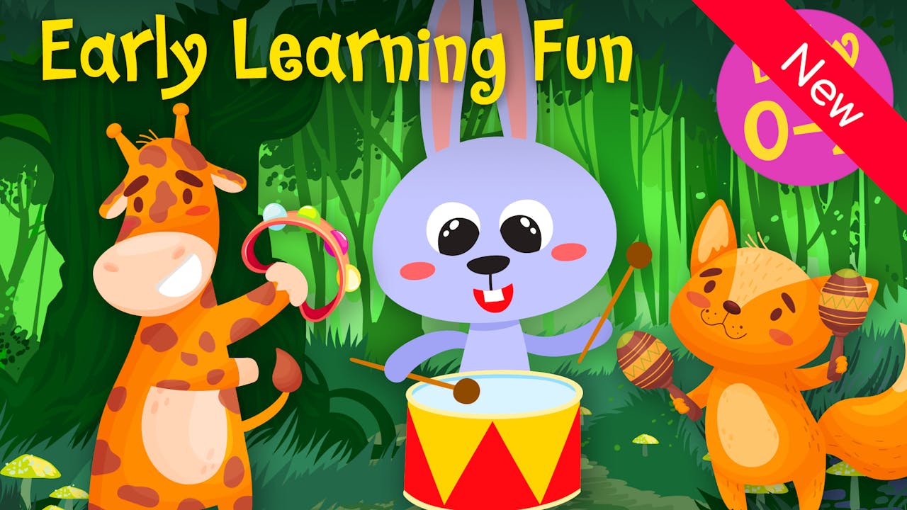 Percussion Instruments | Animals & Sounds Vol. 3 | Early Learning Fun ...