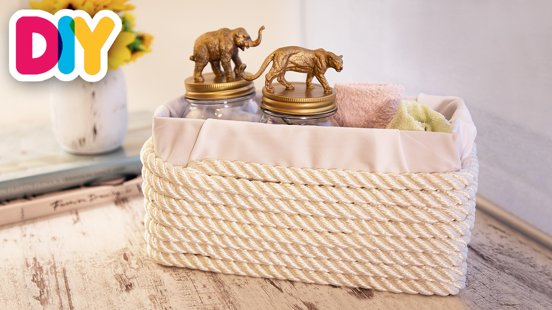 Upcycled Twine Basket | Twine Craft
