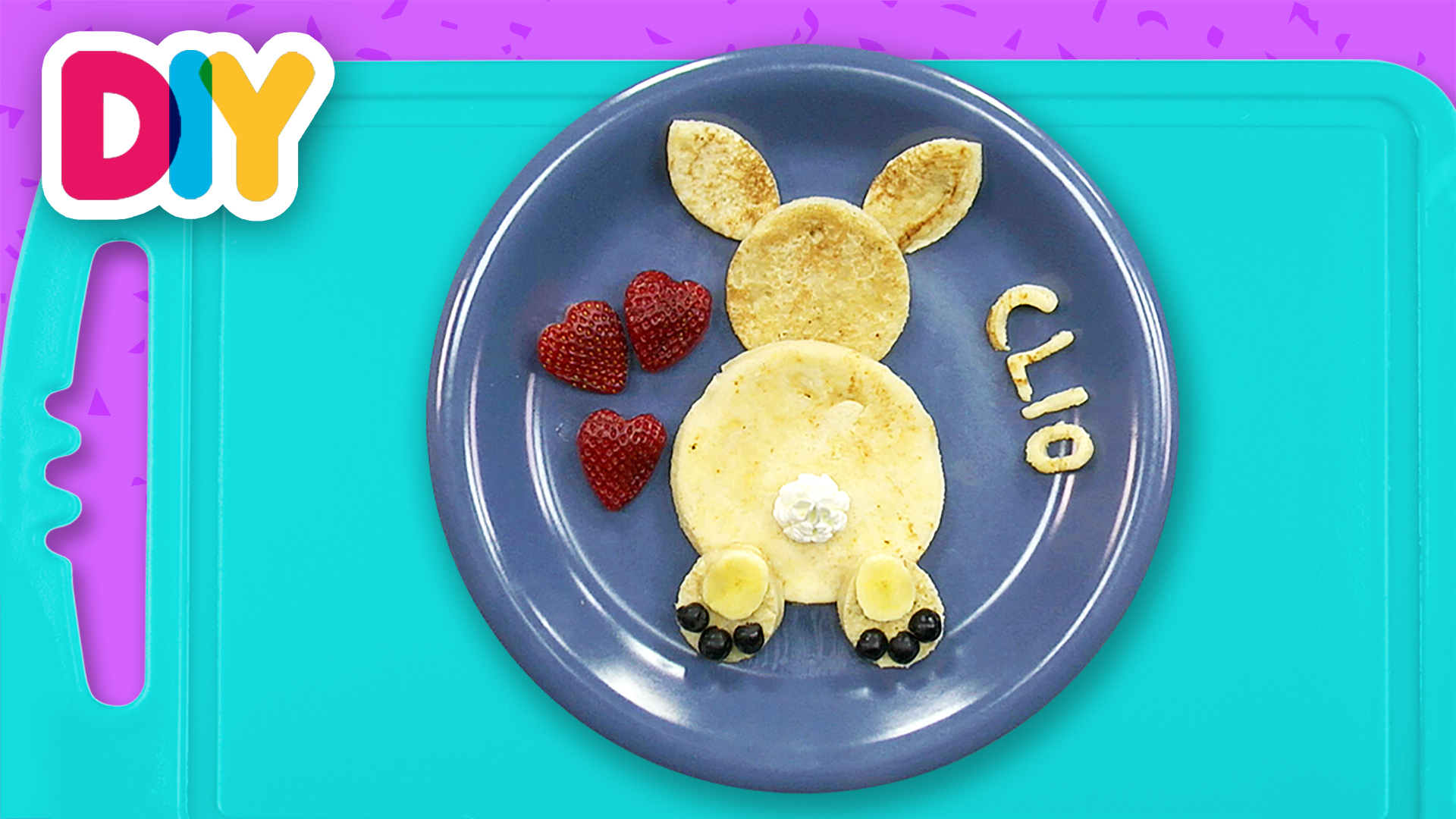 Easter Bunny | Banana Pancake Dessert