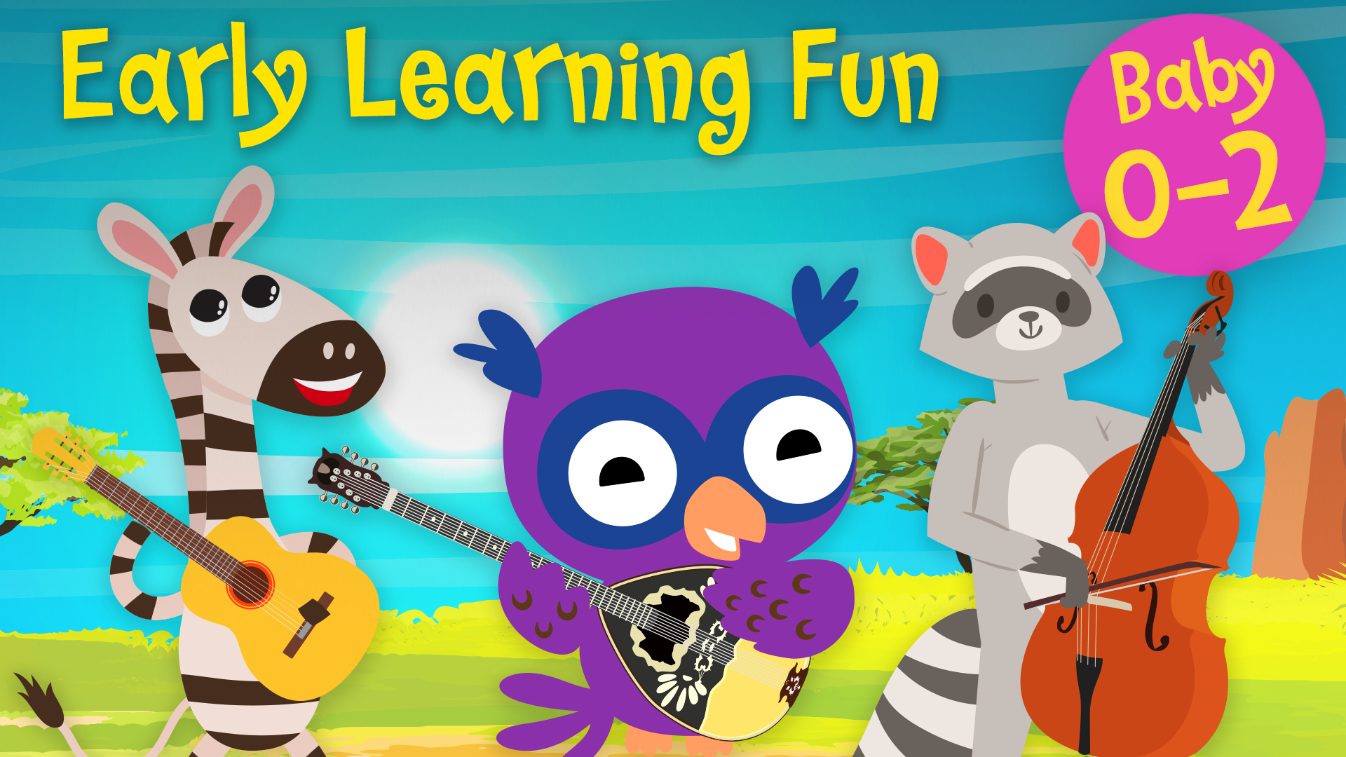 Stringed Instruments | Animals & Sounds Vol. 1 | Early Learning Fun