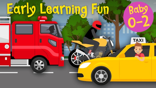 City Vehicles | Numbers & Sounds | Early Learning Fun