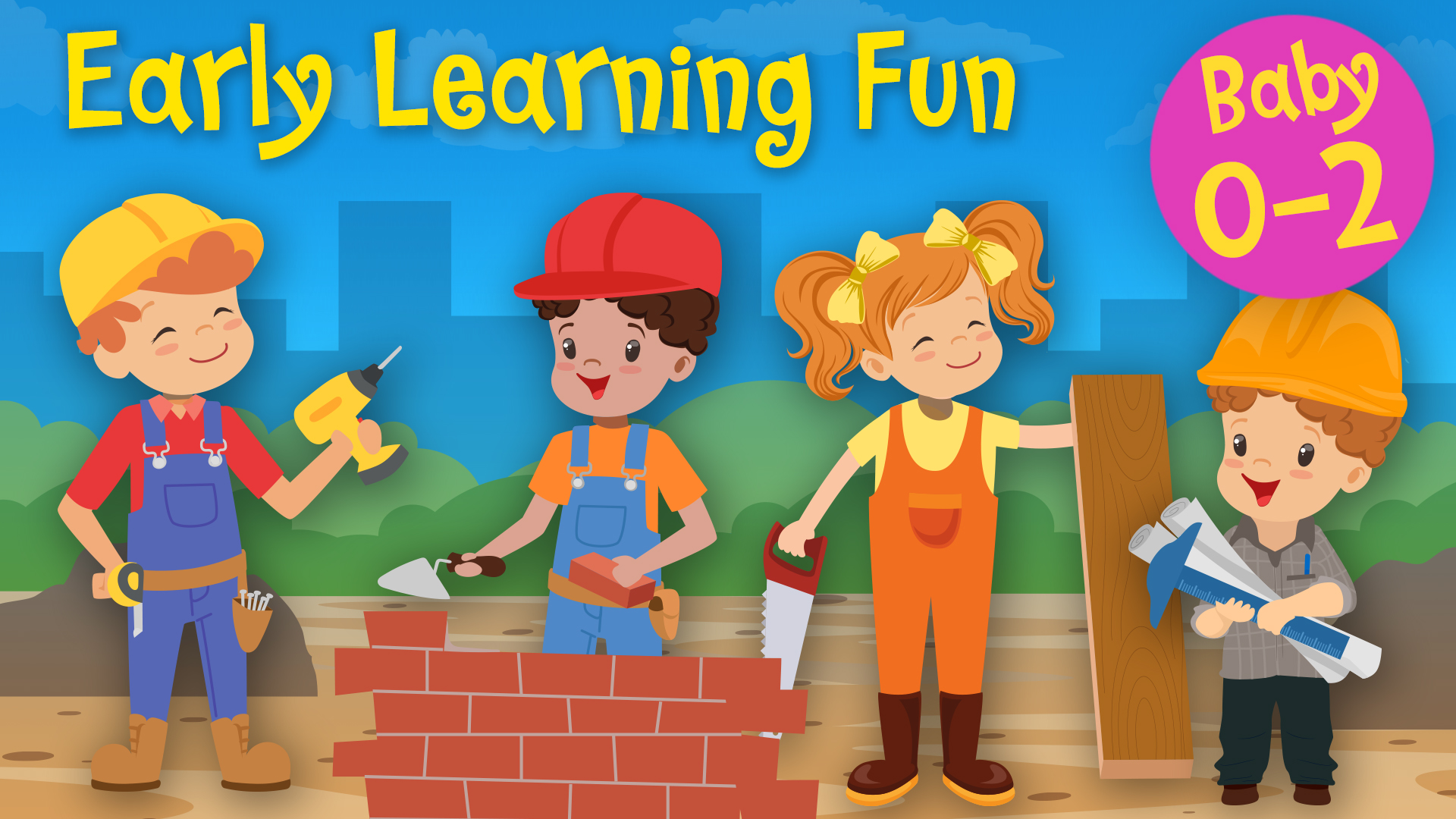 Builders | Jobs and Professions Vol. 1 | Early Learning Fun