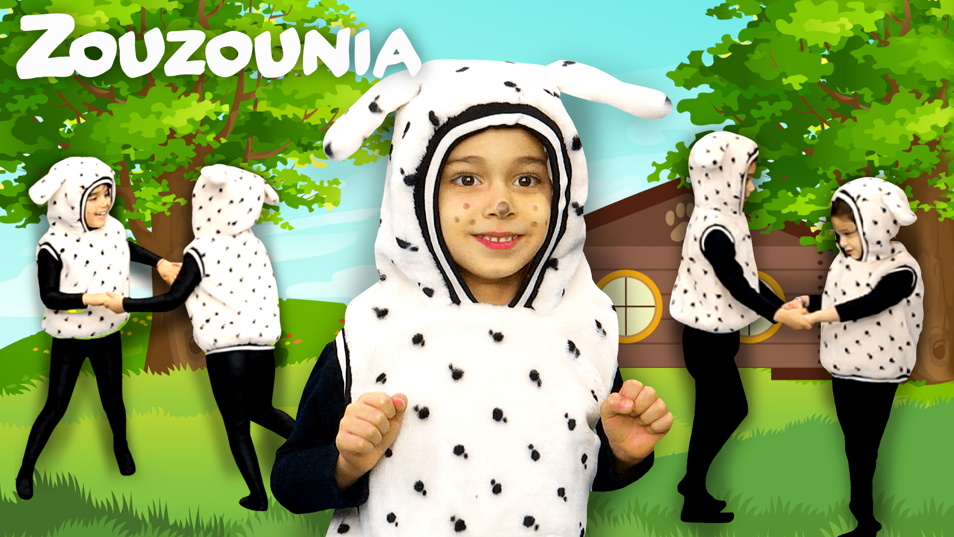 5 Κουταβάκια Χοροπηδούν Τρελά - Ζουζούνια 