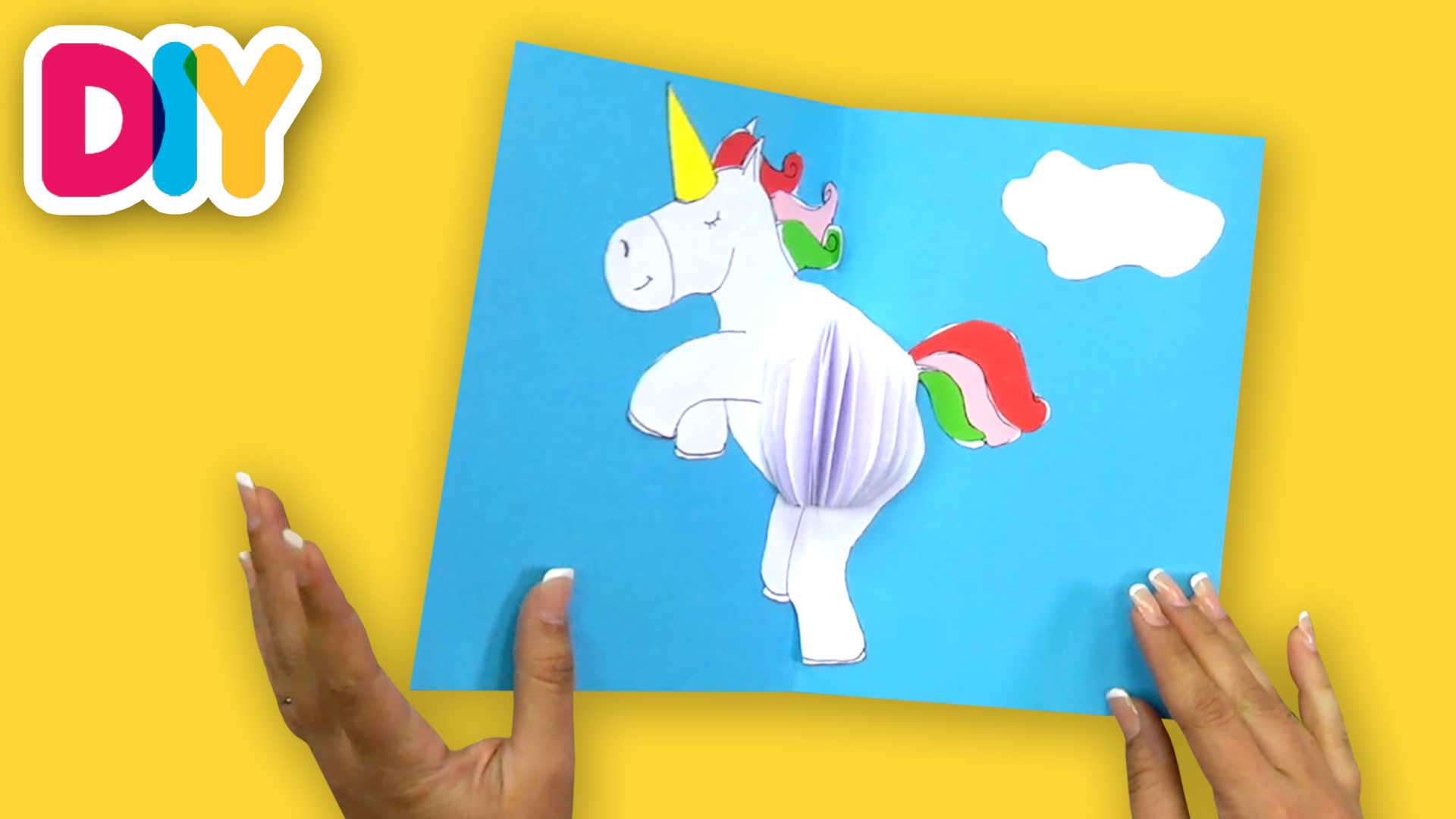 Unicorn Pop Up Card | Paper Craft