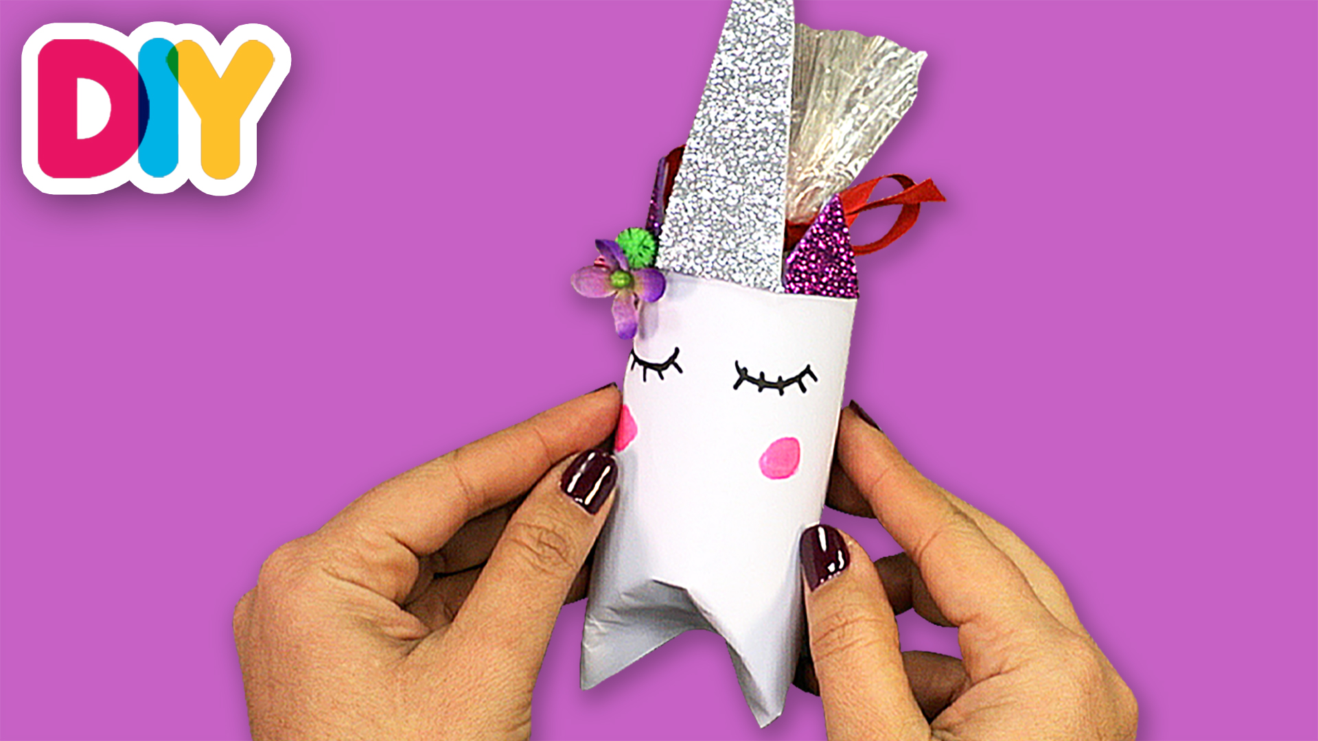 Unicorn Party Favors | Paper Roll Craft