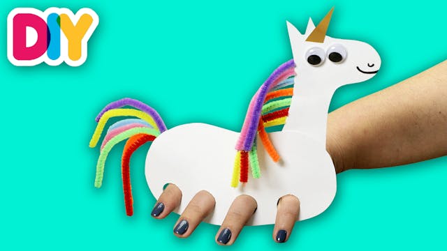 Unicorn | Finger Puppet Craft