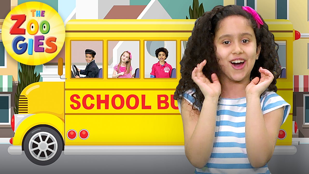 The Wheels on the Bus The Zoogies Schoolbus Version Zouzounia TV+