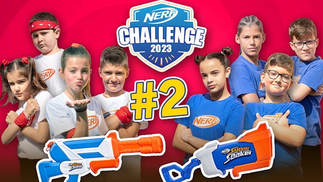 Nerf Summer Challenge #2! Κόκκινοι VS...